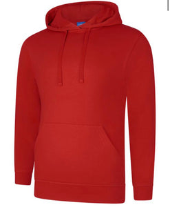 Sizzling red hoodie oversized
